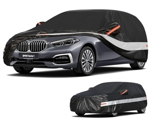 Holthly Exterior Car Cover for BMW 1 Series (2004-2025), Car Cover 10 Layers of Protection, 100% Waterproof, Anti-Dust, Windproof, Rain Waterproof, UV Protection.