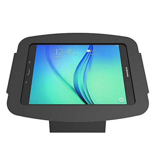 Maclocks 101B680AGEB Secure Space Enclosure Kiosk with 45 Degree Mount for Galaxy Tab A 8.0 Inch (Black)