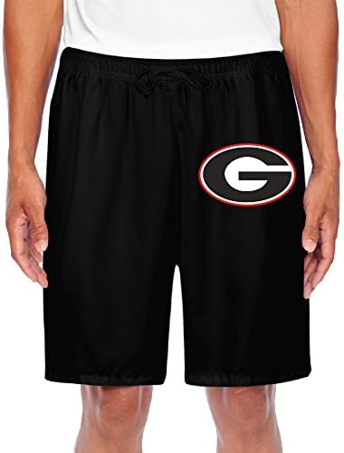 ZOENA Men's Geek University Of Georgia UGA Short Walkout Pants Black Size XL