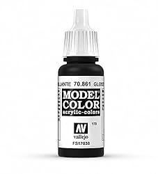 Vallejo Glossy Black Paint, 17ml