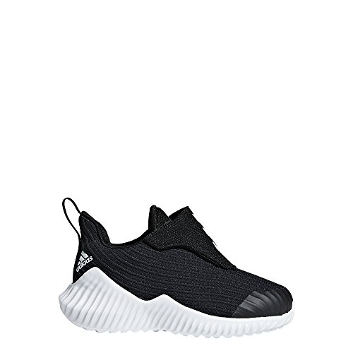 adidas Originals Baby Fortarun Running Shoe, Black/White/Black, 9.5K M US Toddler