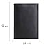 JOYSON Men Leather Wallet Credit Card Protector RFID Blocking Passport Case Cover Holder Black