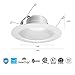 Lithonia Lighting 5/6 Inch White Retrofit LED Recessed Downlight, 12W Dimmable with 3000K Bright White, 835 Lumens
