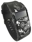 Band Cover for Fitbit Charge/Fitbit Charge HR Slim Designer Sleeve - Band Cover (Flower-06)