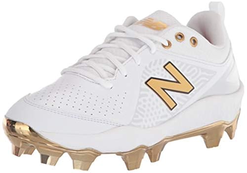 New Balance Women's Fresh Foam Velo V2 Molded Softball Shoe, White
