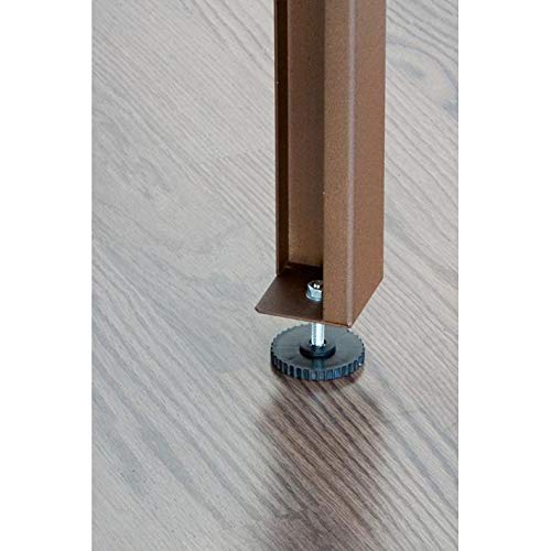 Mesa de cultivo lacada marrón 150 x 50 x 65 cm: Amazon.es: Jardín
