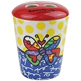 Romero Britto Butterfly Toothbrush Holder from Westland Giftware