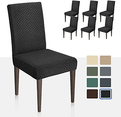 T&Q Dining Chair Covers, Stretch Chair Slipcover Removable - Main Image