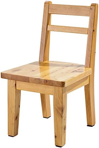 Frisby Hardwood Natural Birch Water Resistant Multipurpose Non Slip Sturdy Wooden Chair Stool for Children
