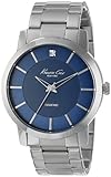 Kenneth Cole New York Men's KC9329 Rock Out Round Blue Diamond Dial Bracelet Watch