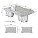 Nex Car Travel Inflatable Mattress with Pillow Car Mobile Cushion Air Bed Mattress Queen Bed for Sleep Rest and Intimate Motion with Pump, Gray