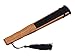 Amajiji Chinese/Japanese Vintage Retro Style Bamboo Wood Silk Folding Hand Fan for women HBSY (23cm) (006)