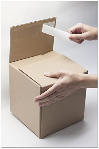EasyBOX Self-Sealing Shipping Boxes, 10l x 8w x 8h, Brown Kraft, 8/Carton