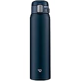 Zojirushi (ZOJIRUSHI) Water Bottle Direct Drinking [One-Touch Open] Stainless Mug 600ml Navy SM-SF60-AD