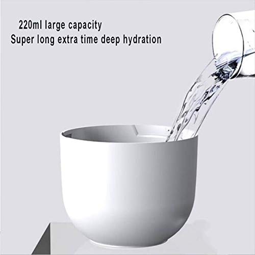 Mini humidifier-Advanced humidifier with 220ml Water Tank, Silent ultrasonic humidifier with Cold Mist, Automatic Shutdown and Long Battery Life (White)