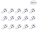 iMagitek 15 Pack Soccer Keychains for Party Favors Supplies, School Carnival Prizes, Party Bag Gift Fillers, Soccer Ball Stress Relieve Ball