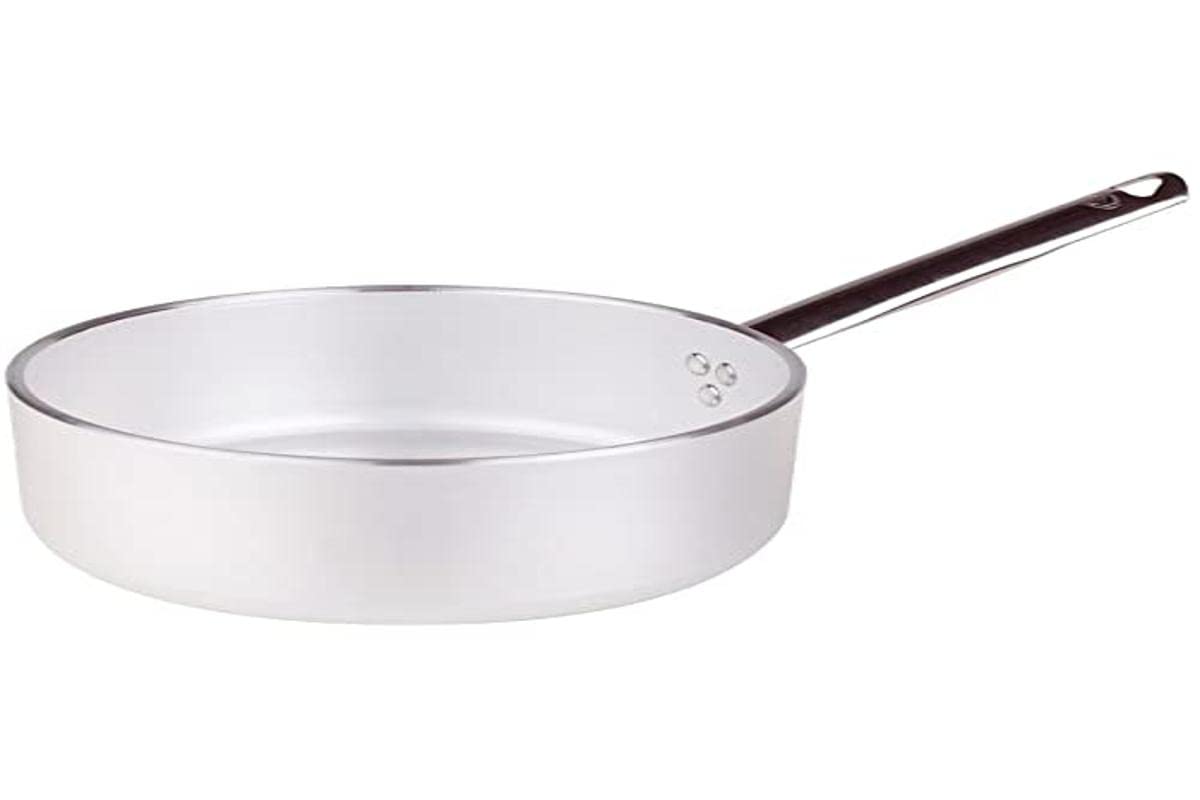 Pentole Agnelli Aluminium Professional Casserole Pan 5 Mm. Thick With One Handle, Diameter 20 Cm.