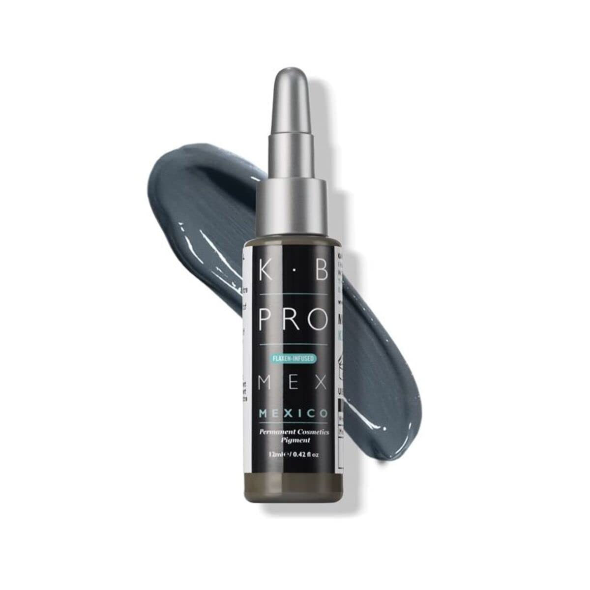 K.B Pro Microblading PMU Eyeliner Pigments, Long Lasting results, Harmonious Fade, Use Alone or Blend, Shake Very Well, Mexico City, 12 ml