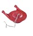 Kohler K-GP1078441 PART GP1078441 FLAPPER FOR TWO-PIECE TOILETS WITH CLASS FIVE TECHNOLOGY, 3-1/4 In, Red primary