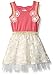 Girls Rule Girls' Dress Glitter Waistband Lace