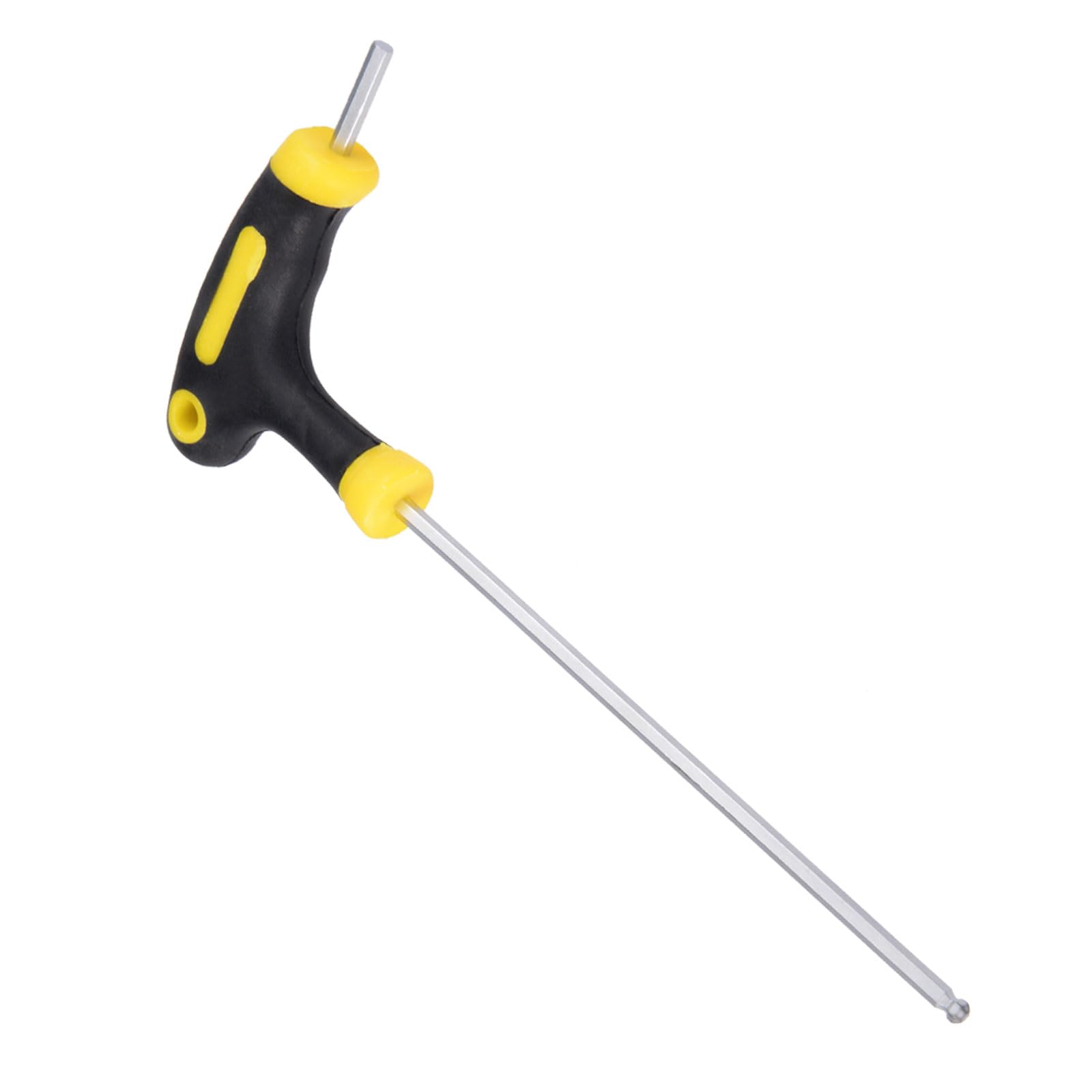 CoCud T-Handle Ball End Hex Key, 5mm Hex, CR-V Steel Metric T-Key Wrench - (Applications: for Basic Home Repair and Mechanical Maintenance), 1-Piece