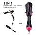 Hair Dryer Brush,Hot Air Brush One Step Hair,Professional Salon Hair Dryer & Volumizer 3-in-1 Negative Ion Straightening Brush Salon and Curly Hair Comb Reduce Frizz and Static Suitable for All hair