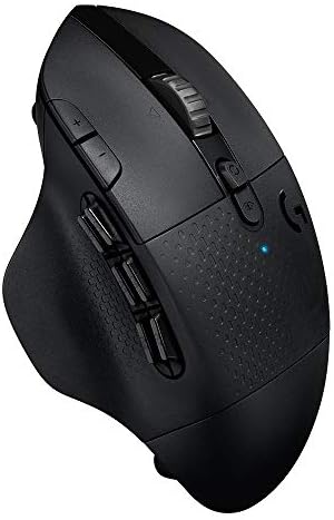 Logitech G604 Lightspeed Wireless Gaming Mouse, Hero 25K DPI Sensor, 15 Programmable Controls, Up to 240-Hr Battery Life, Dual Wireless connectivity - Black