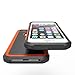 AGRIGLE Shock- Absorption/High Impact Resistant Hybrid Dual Layer Armor Defender Full Body Protective Cover Case Compatible with iPhone 5/5S/SE(2016) (Orange)