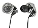 Monoprice 108320 In-Ear Enhanced Bass Hi-Fi Noise Isolating Earphones - Silver