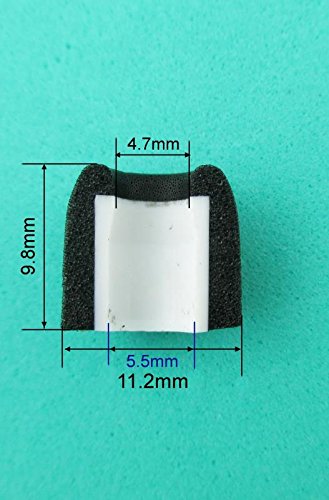 image for Zotech 6 Pair Memory Foam Replacement Earbuds, Ear Tips for JayBird Bl