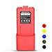 NKTECH BL-5L Extended 3800mAh 7.4V Li-ion Battery BaoFeng UV-5R Battery For BaoFeng UV-5R V2+ UV-5RE Plus UV-5RA BF-F8HP BF-F8+ TYT TH-F8 Pofung Two Way Radio Batteries Red