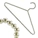 WHOSEE 4 Pack Clothes Pearl Hanger 10KG Weight Bearing Trouser Bead Skirts Hanging Holder White