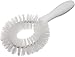 SPARTA 4016402 Plastic Curved Brush, Vegetable Brush With Stiff Bristles For Commercial Kitchens, 8.75 Inches, White