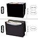 26 Pockets Accordian File Organizer, Letter Size Expandable File Folder/Portable Expanding Filling Box/Paper Accordion Document Coupon Bill Receipt Organizer,A-Z Alphabet Dividers Colored/Blank Tabs