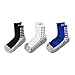 seasonsstars Anti Slip Non Skid Slipper Hospital Socks with grips for Adults Men Women (3 Pairs-assorted)