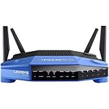 Linksys WRT1900AC Dual-Band+ Wi-Fi Wireless Router with Gigabit & USB 3.0 Ports and eSATA, Smart Wi-Fi Enabled to Control You