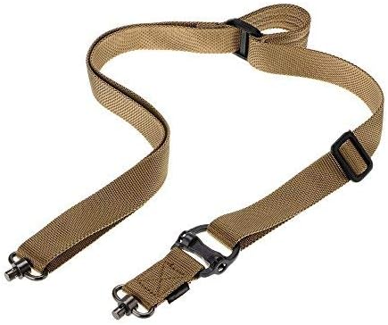Gun Slings 2 Point with Two QD Swivels Adjustable Tactical Rifle Sling for Hunting Shooting Airsoft Black Coyote OD