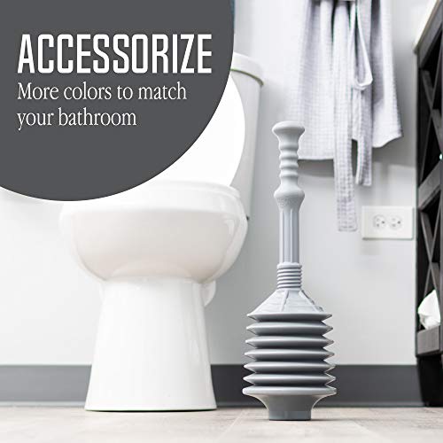 JS Jackson Supplies Professional Bellows Accordion Toilet Plunger, High