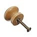 Bezall 10pcs 24mm Natural Wooden Cabinet Drawer Cupboard Wardrobe Door Knobs Pull Handle Furniture Hardware