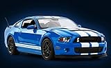 Radio Remote Control 1/14 Ford Mustang Shelby GT500 RC Model Car (Blue)