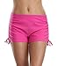 ALove Swim Shorts Womens Stretchy Sporty Bathing Suit Bottoms Side V Slit Boyshorts Swimsuit Board Shorts