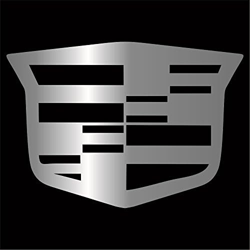 Cadillac Vinyl Decal / Sticker - Silver 4" - Chevy, Chevrolet