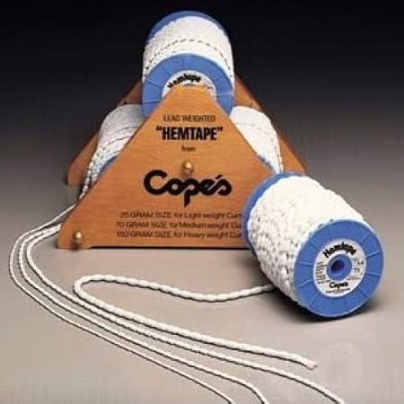 12m 50g Lead Curtain Weight Hem Tape Amazon Co Uk Kitchen Home