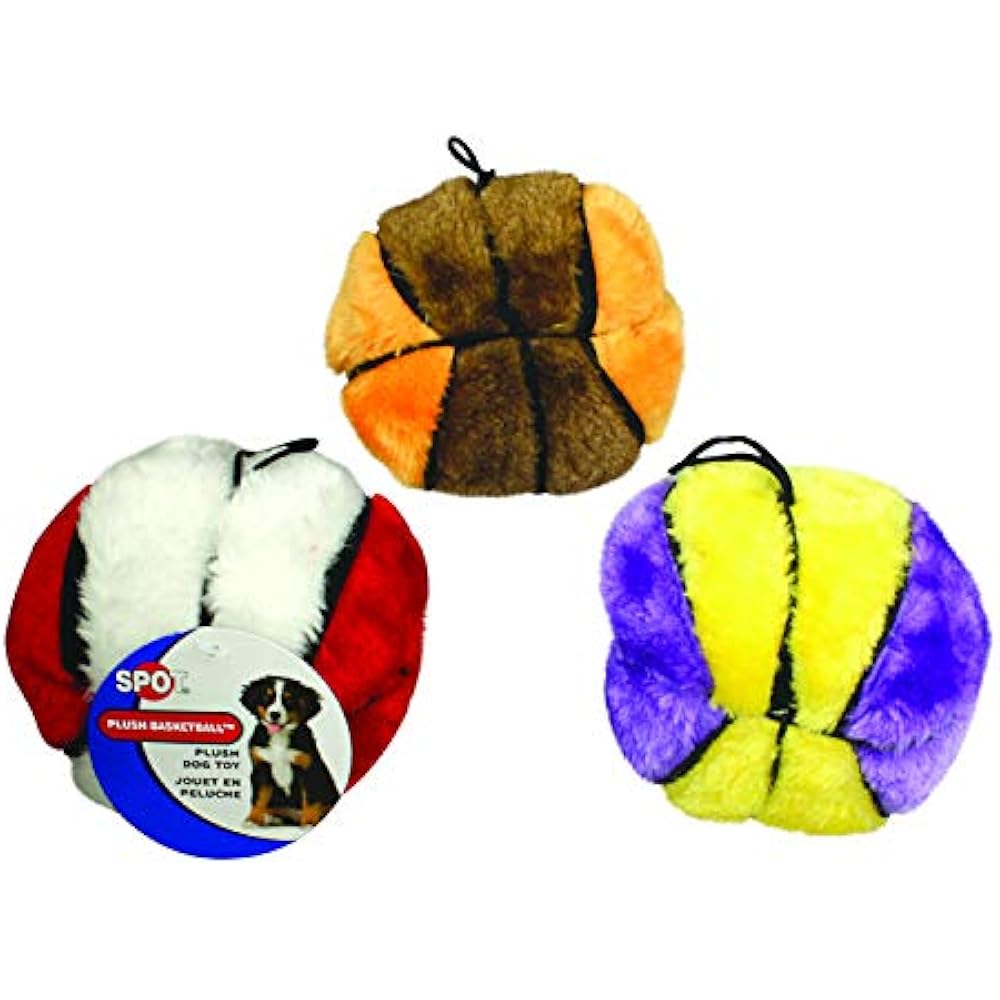 Pet Supplies Toy Balls Ethical Plush Basketball Dog Toy, 41/2Inch