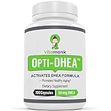 OptiDHEA™ 50mg - ACTIVATED DHEA Supplement by VitaMonk. Giving You The Safest and Highest Absorption DHEA 50 mg Capsules On The Market