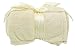 Luxuriously Soft Plush Solid Color Throw Blanket, Vanilla