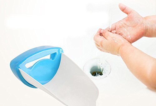 Faucet Extender-Sink Handle Extender for Children-Baby Bathroom Accessory(Blue+White)-Retail Package by Susan's Gadgets by Newborn