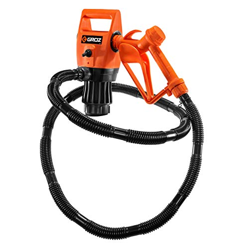 Groz 12V DC Electric Drum Barrel Pump For Diesel, DEF, Water, Anti