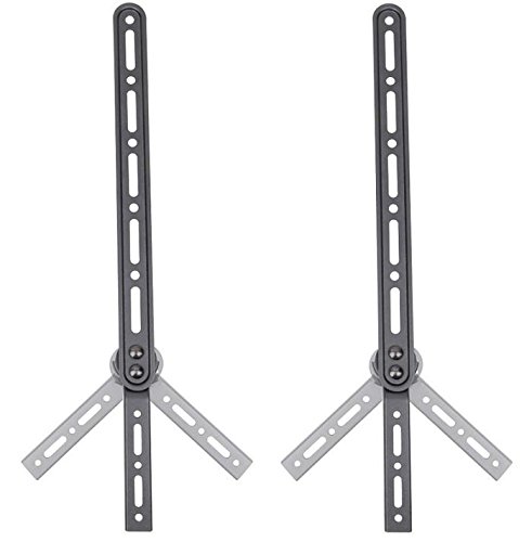 electrosmart Adjustable Universal Sound Bar Speaker Bracket/Mount/Holder Fix Soundbar Below TV VESA