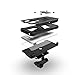 LG V30 Case, Zizo [Bolt Series] FREE [LG V30 Clear Glass Screen Protector] Kickstand [12 ft. Military Grade Drop Tested] Holster - LG V30